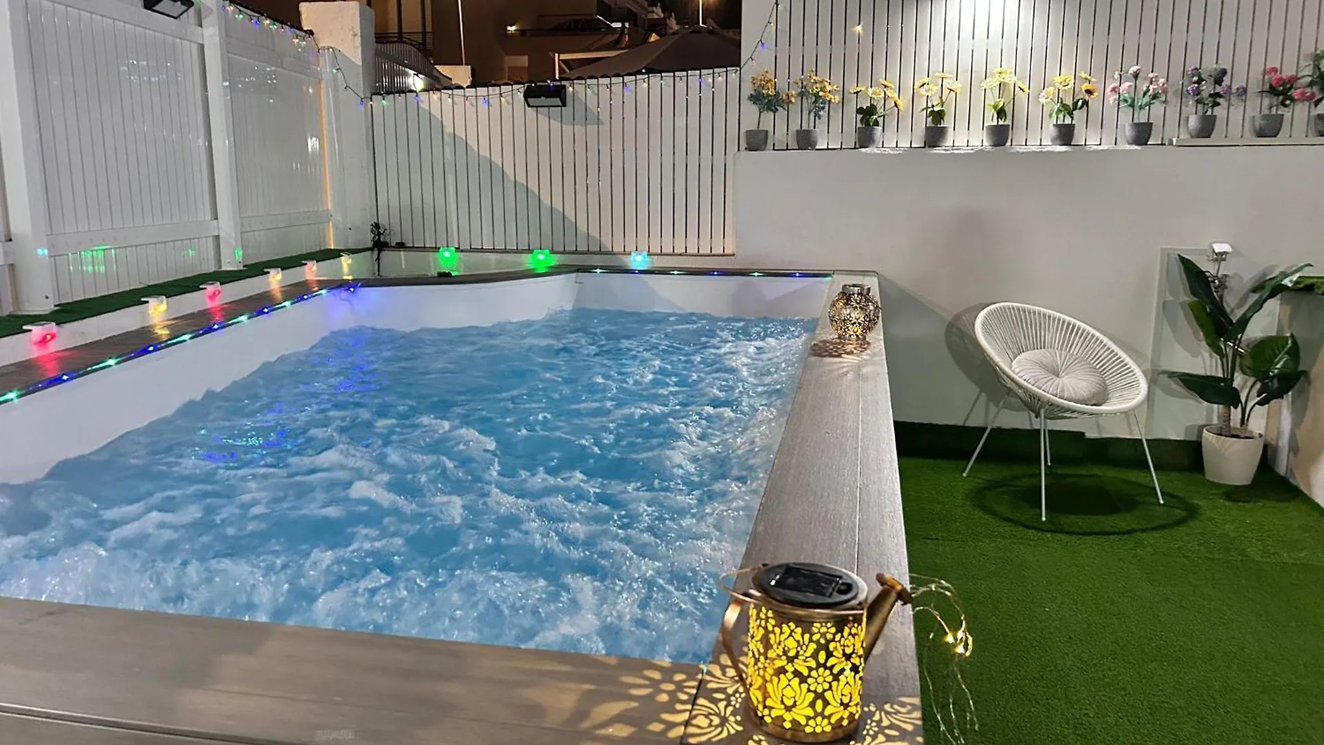 Big Villa Puerto Rico With Heated Saltwater Jacuzzi Pool & Bbq & Private Parking Apartment Puerto Rico (Gran Canaria)