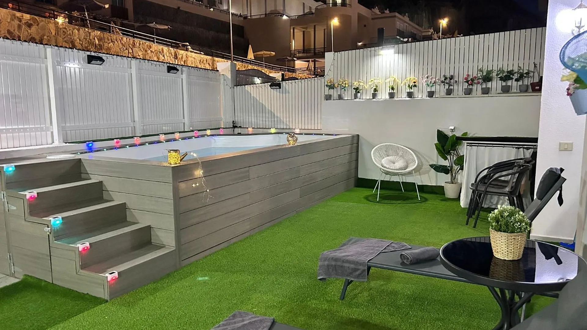 Big Villa Puerto Rico With Heated Saltwater Jacuzzi Pool & Bbq & Private Parking Puerto Rico (Gran Canaria)